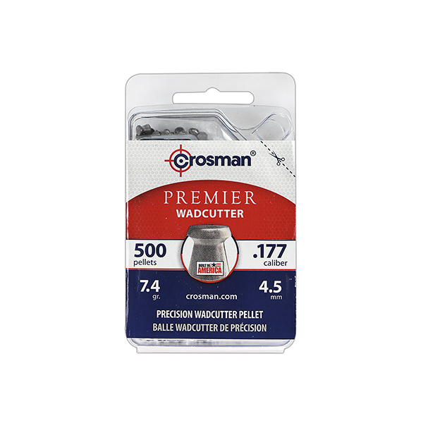 Пули Crosman Premier wadcutter 4,5 мм (500 шт.)