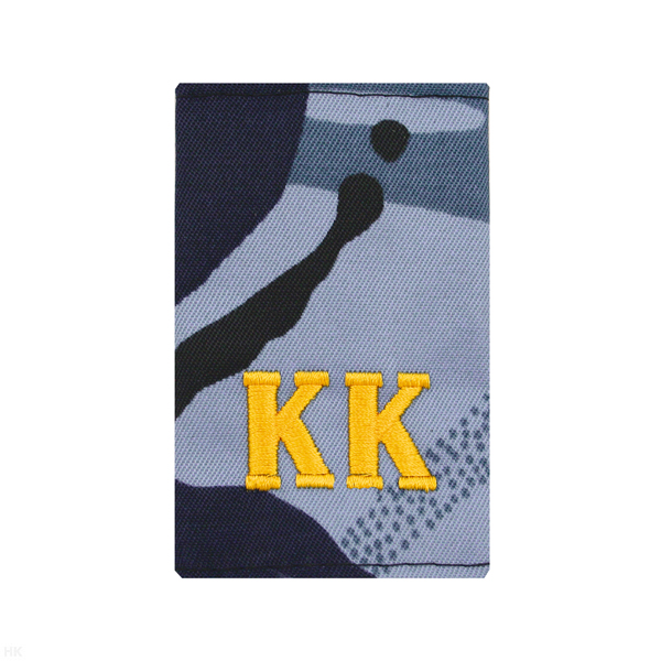 Ф/пог. "кукла" серая вышит. желт. «КК»