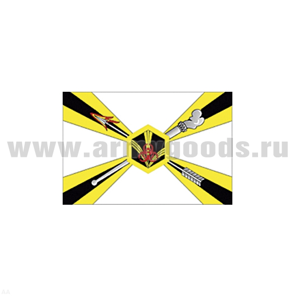 Флаг РХБЗ РФ (70х105 см)
