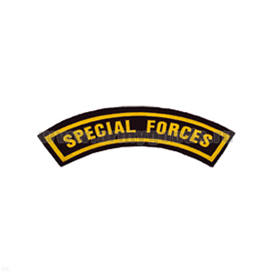 Нашивка на рукав дугов. пластизол. Special Forces