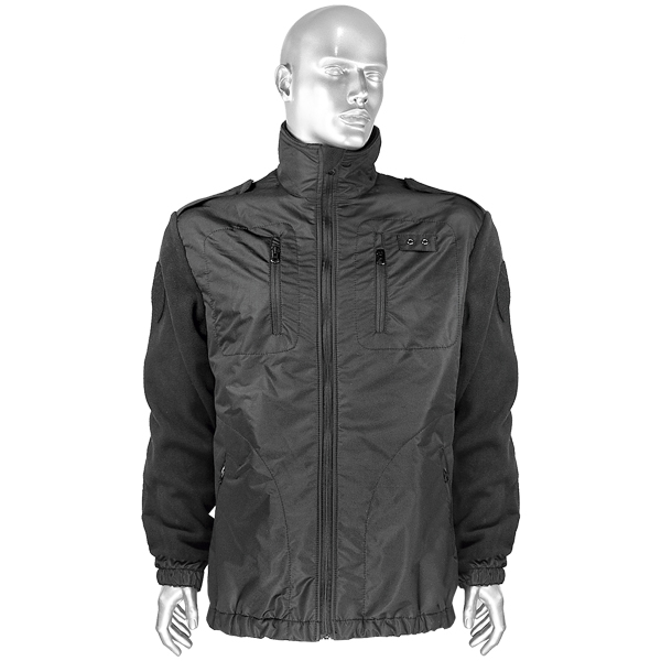 Кофта д/с флисовая Полиция (1060) с накладками из ткани 100% ПЭ 