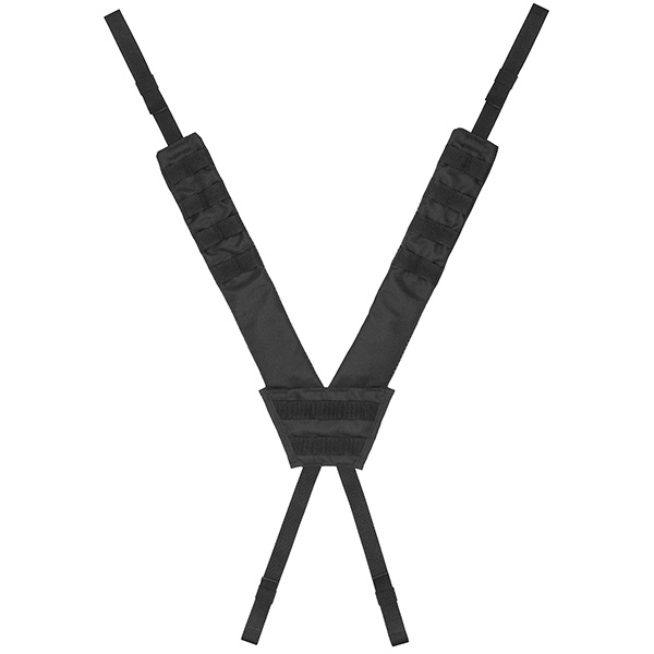 Лямки плечевые "сбруя" (для разгрузочной системы "Тактик") черные (с системой крепления "MOLLE")