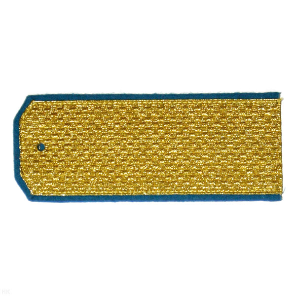 Погоны парад. зол. мет. голуб. кант