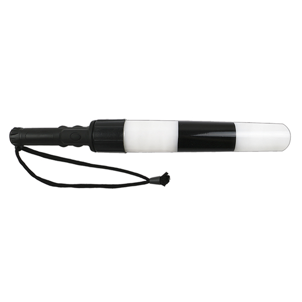 Жезл полосатый на батарейках (светодиод) длина 36,5 см (укомплектован батарейками) ЖФР-11Б-02С (аналог 05110022)