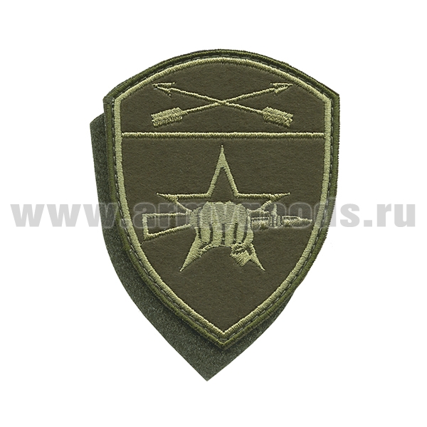 Шеврон вышит. Росгвардия Сибирский ВО (Спецназ) полевой на липучке