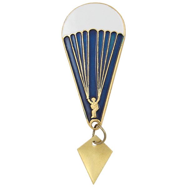 Значок мет. Парашютист (чистый)