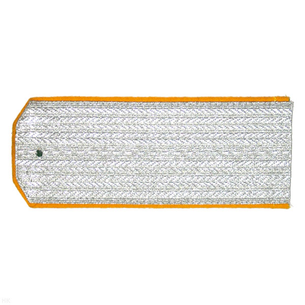 Погоны казачьи серебристые с желтым кантом чистые