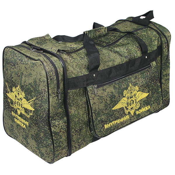 Сумка складная (твердая ткань) большая 60 л "русская цифра" Внутренние войска