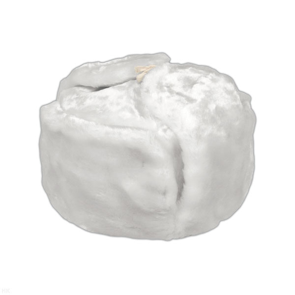 Шапка иск. мех белая