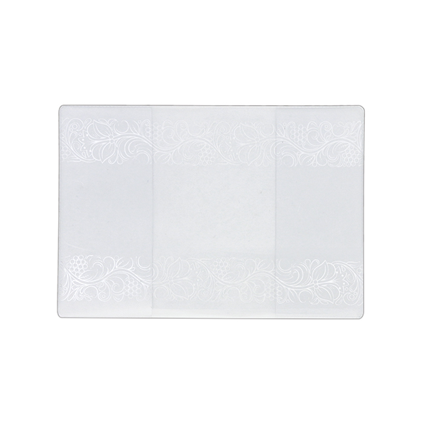 Обложка матовая с орнаментом под паспорт