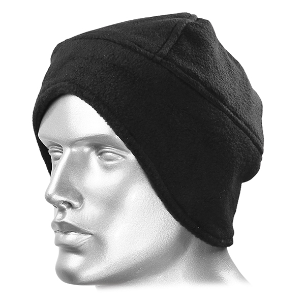 Шапка-подшлемник флисовая (Н) (двойной флис внизу) черная