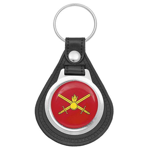 Брелок с эмблемой-смолой на виниловой подкладке Сухопутные войска (эмблема нов/обр)