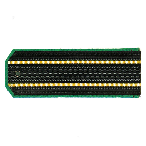 Погоны черн. (зел. кант) 2 желт. пр.