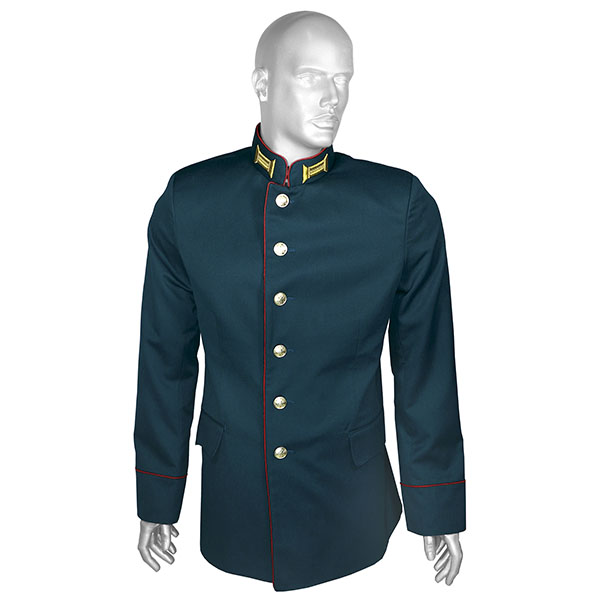 Китель мужской п/ш МО парадный "морская волна" (воротник-стойка) ТУ 858-6521-2018 ("маломерка") р-ры с 46 по 60