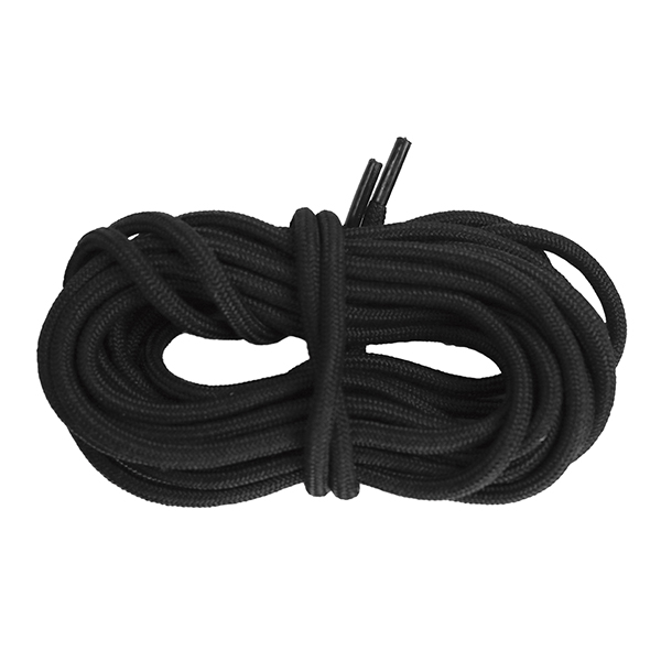 Шнурки для берцев 2,2 м труднотянущиеся (d- 5 мм) черные
