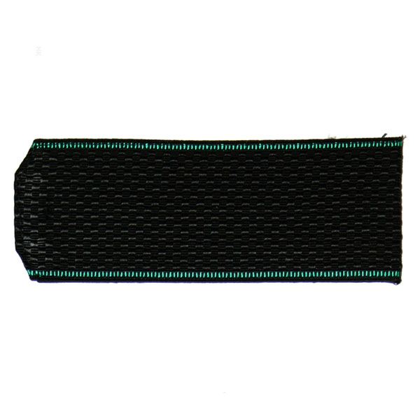 Погоны черн. зел. кант