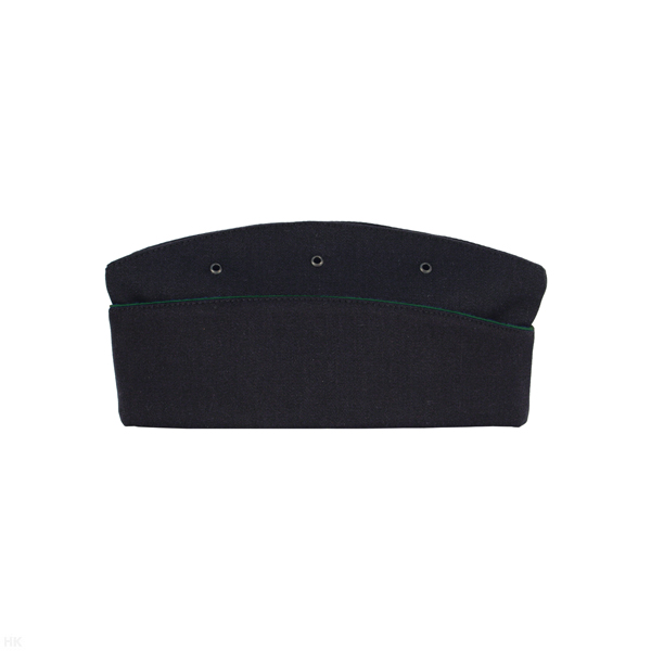 Пилотка ПС ФСБ нов/обр (иссиня-черная с зеленым кантом) п/ш