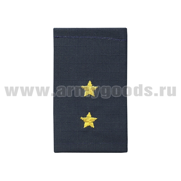 Ф/пог. Полиция темно-синие (ткань Rip-Stop) вышит. желт. (прапорщик) на липучке (пластик)