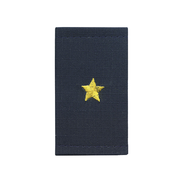 Ф/пог. Полиция темно-синие (ткань Rip-Stop) вышит. желт. (майор) на липучке (пластик)