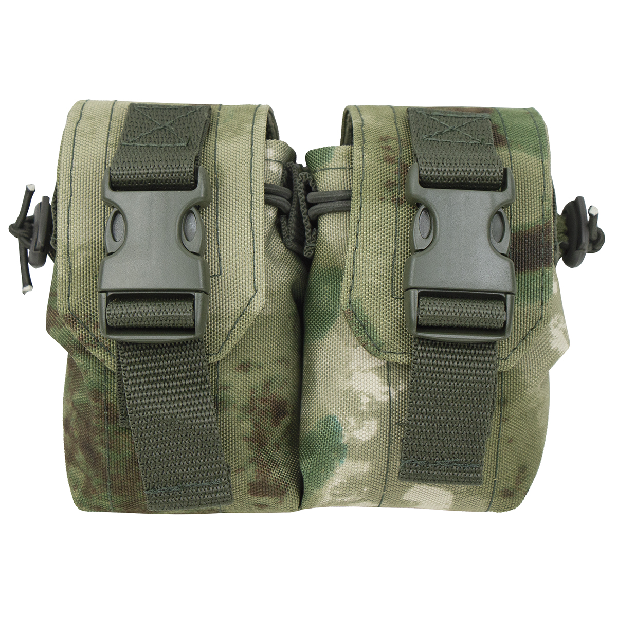 Подсумок для гранаты двойной ("мох" (A-TACS FG) (с системой крепления "MOLLE") 