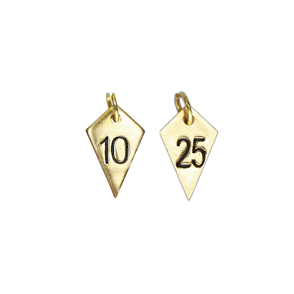 Подвеска мет. "10-25" к значку парашютист-отлич.