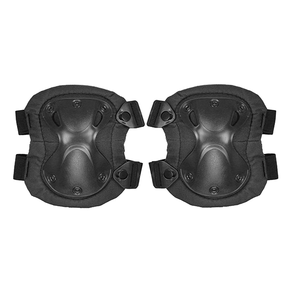 Комплект защитный (наколенники и налокотники жесткие) черн.