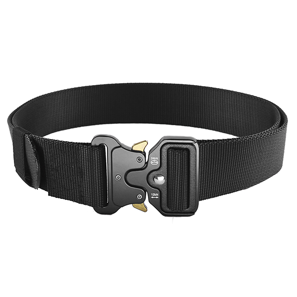 Ремень тактический (ширина 43 мм) черный с мет. пряжкой