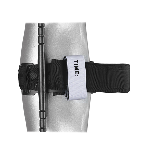 Жгут-турникет кровоостанавливающий черный (с пластмассовым рычагом)