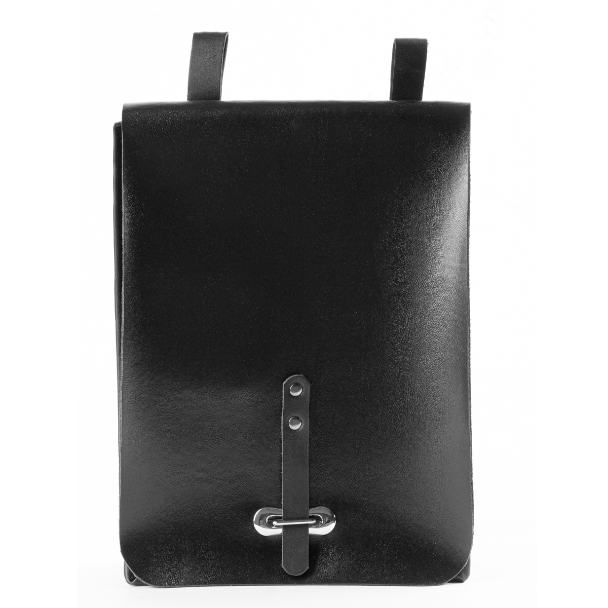 Сумка полевая сержантская кожзам. черная