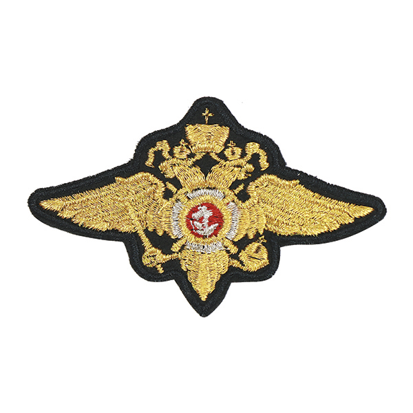 Нашивка вышит. нагрудная Орел МВД (70х40 мм)