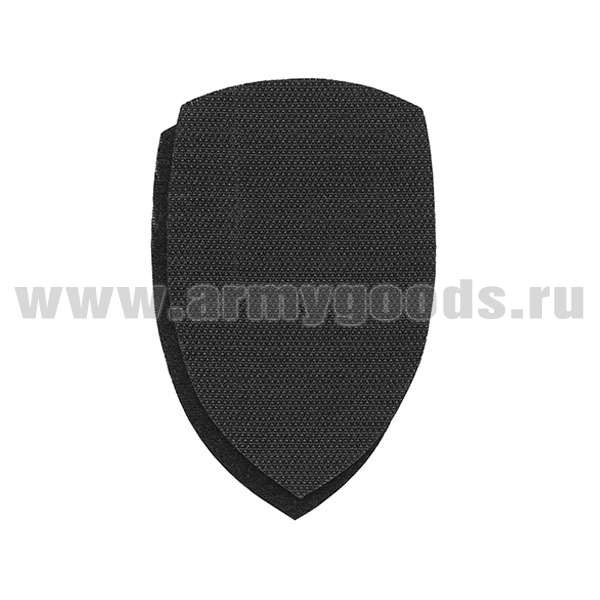 Контактная лента (липучка) для шеврона Полиции (черная)