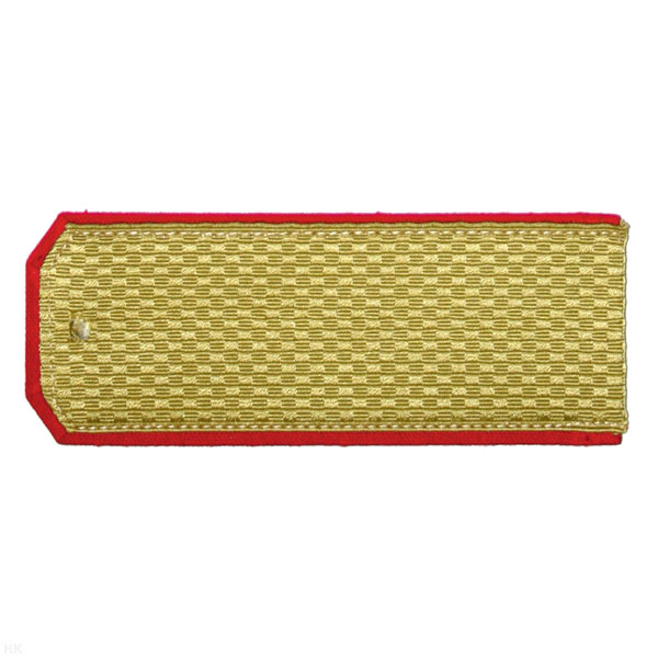 Погоны парад. зол. шелк. красн. кант