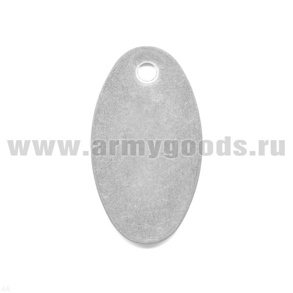 Жетон овал. (алюм.) пустой