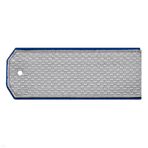 Погоны казачьи серебристые с вас. кантом чистые (оренбургское казачество) р-р 55х140 мм