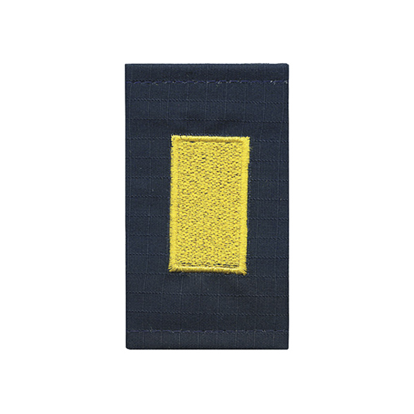 Ф/пог. Полиция темно-синие (ткань Rip-Stop) вышит. желт. (старшина) на липучке (пластик)