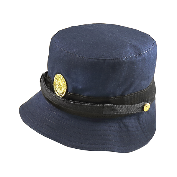 Шляпа женская офисная повседневная синяя (ткань Rip-Stop) c вышит. малой кокардой РА (ТУ 858-6445-2016)