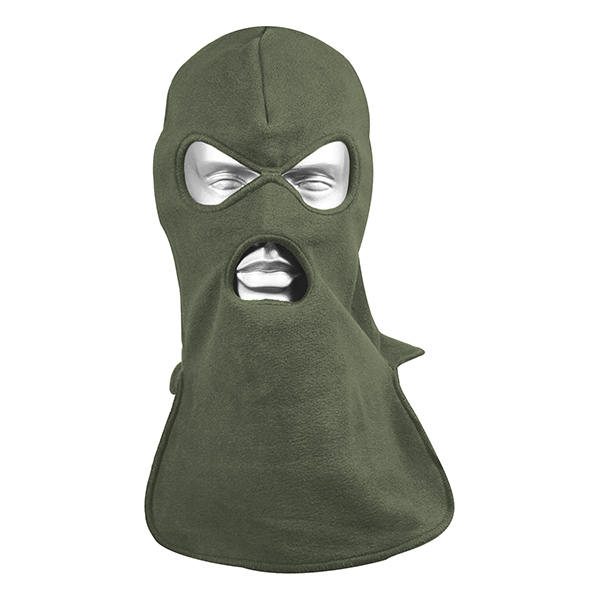 Маска флисовая (отверстия для глаз и рта) оливковая М-14