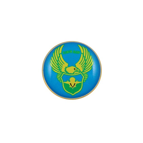 Значок мет. РДКИ ВДВ (мал., круглый, смола, на пимсе)