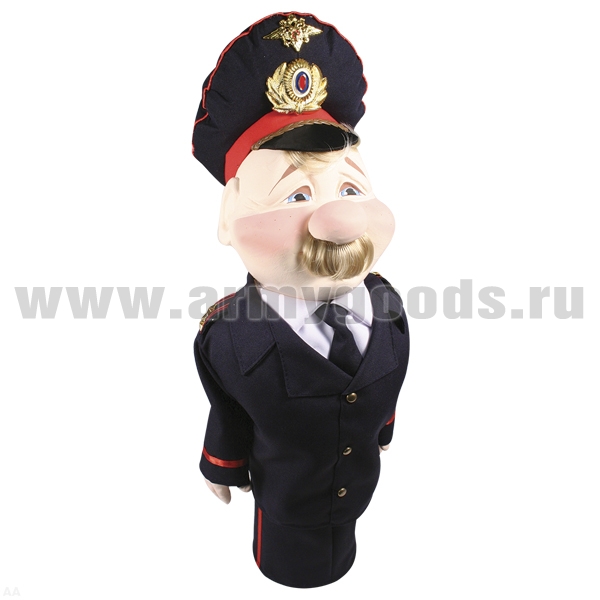 Кукла под бутылку (высота 52 см) Полиция