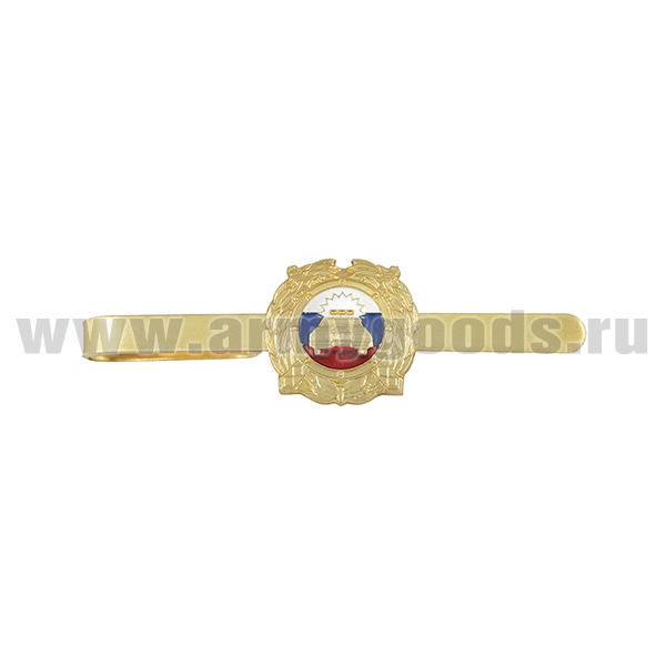 Зажим ГИБДД (эмблема на триколоре)
