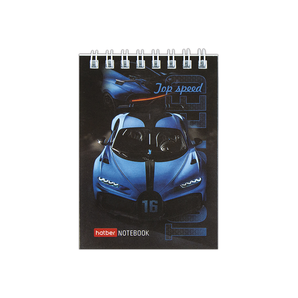 Блокнот 40-60 (клетка) A7 (картонная обложка) цвет обложки в асс-те