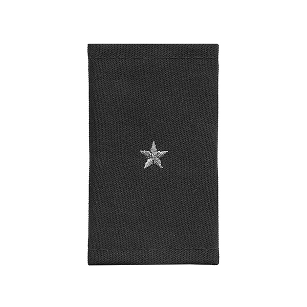 Ф/пог. черные вышит. серым (мл. лейтенант)