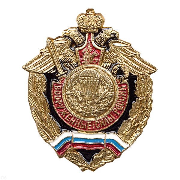 Значок мет. ВДВ (серия ВС России (орел, крылья в стороны)