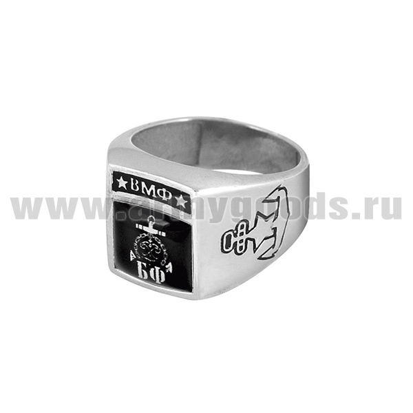 Перстень ВМФ Балтийский флот (серебро 925 пробы)