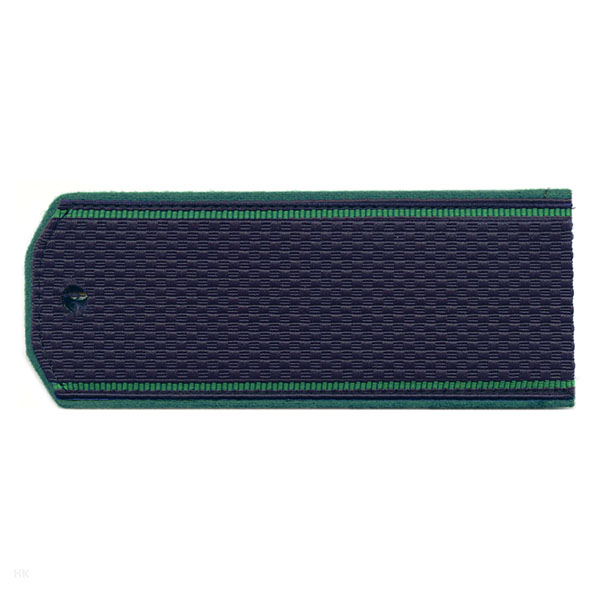 Погоны иссиня-черн. (зел. кант) зел. кант (ПС ФСБ кит.) пластик