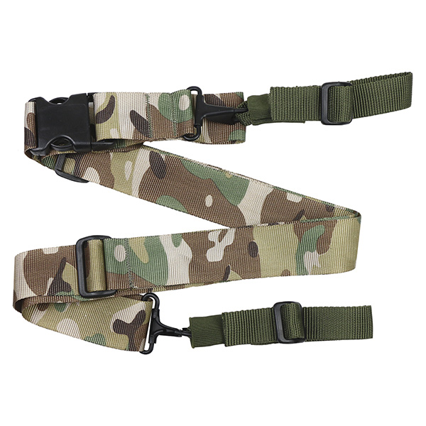 Ремень оружейный ОР-18 трехточечный стропяной (40 мм) "мультикам"