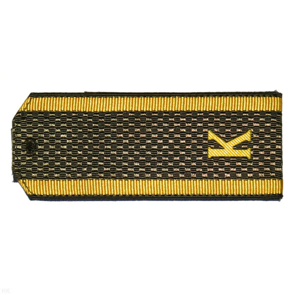 Погоны оливк. курсант. «К» (на пластике)