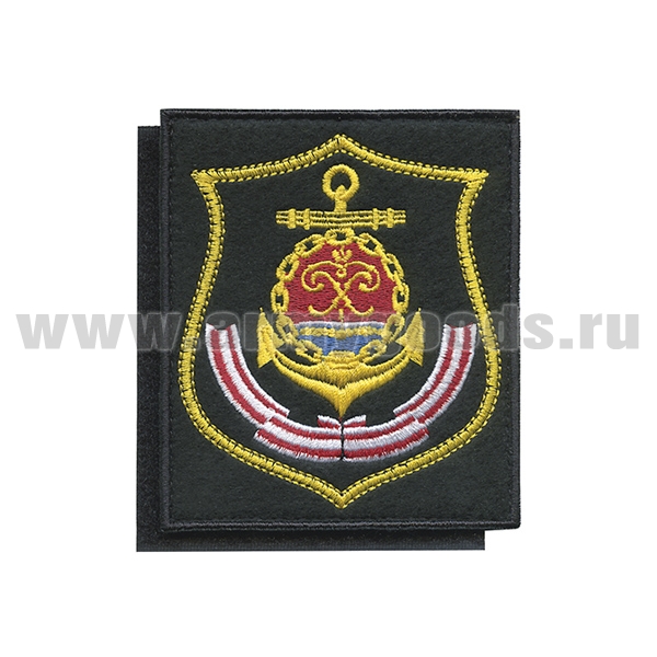 Шеврон вышит. БФ (щит) на липучке (приказ № 300 от 22.06.2015)