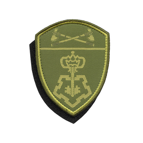 Шеврон тканый Росгвардия Приволжский ВО (ВОХР) полевой на липучке