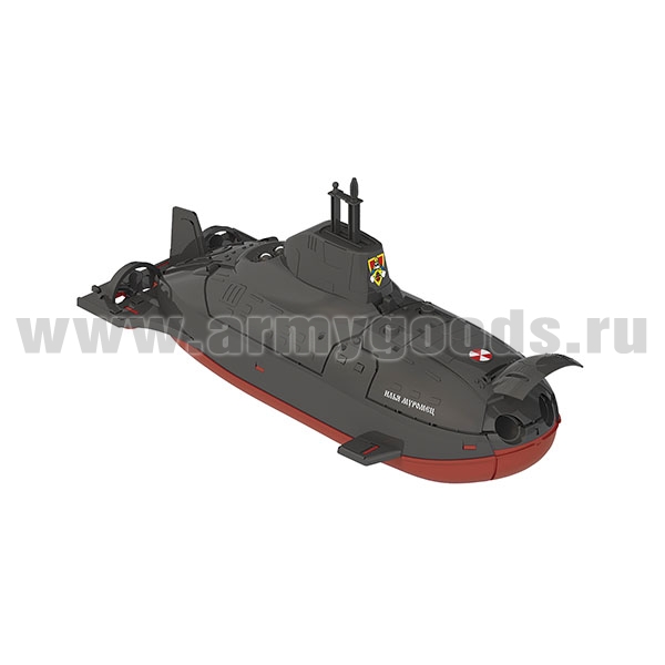 Игрушка пластмассовая ПЛ "Илья Муромец" (в комплекте 2 торпеды, 3 мишени) 40x17x16 см